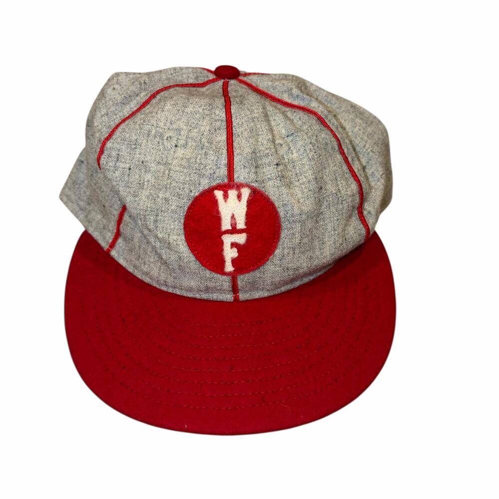 NWT Ebbets Field Flannels Baseball Cap Wichita Falls Spudders Repro Fitted 7 1/2